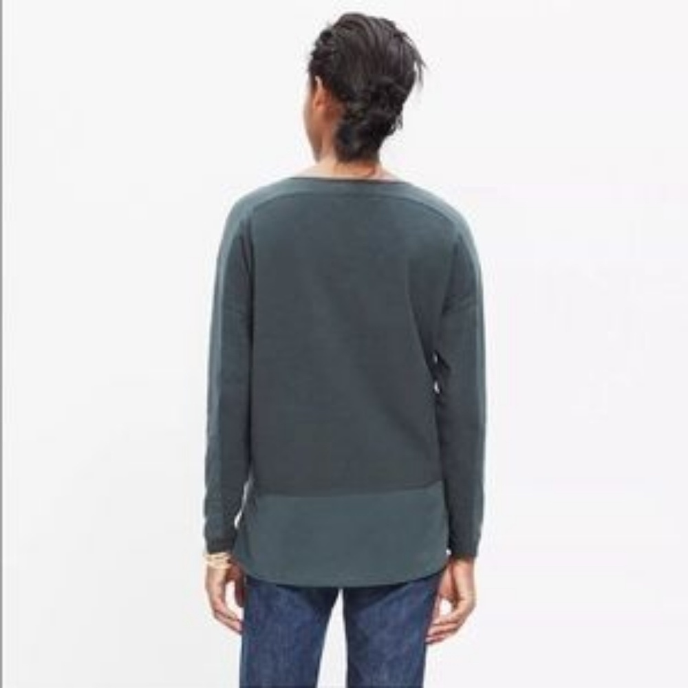 Sold Madewell} Silk Edge Scoop Neck Tee - Picture 3 of 5